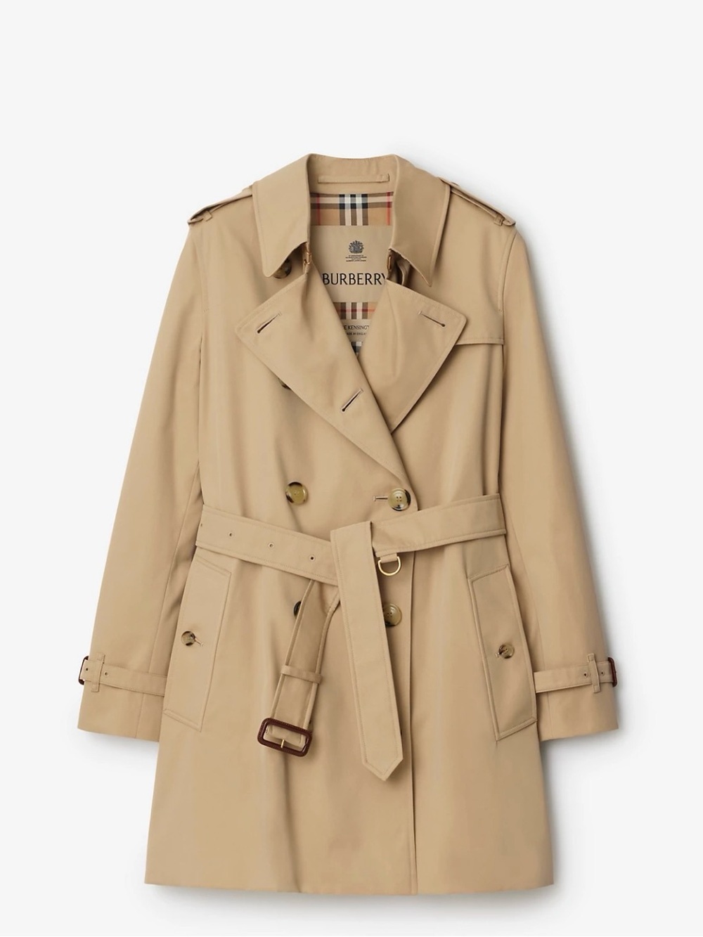 Burberry Kensington Heritage Trench Coat with Waist Tie - Picture 3 of 4